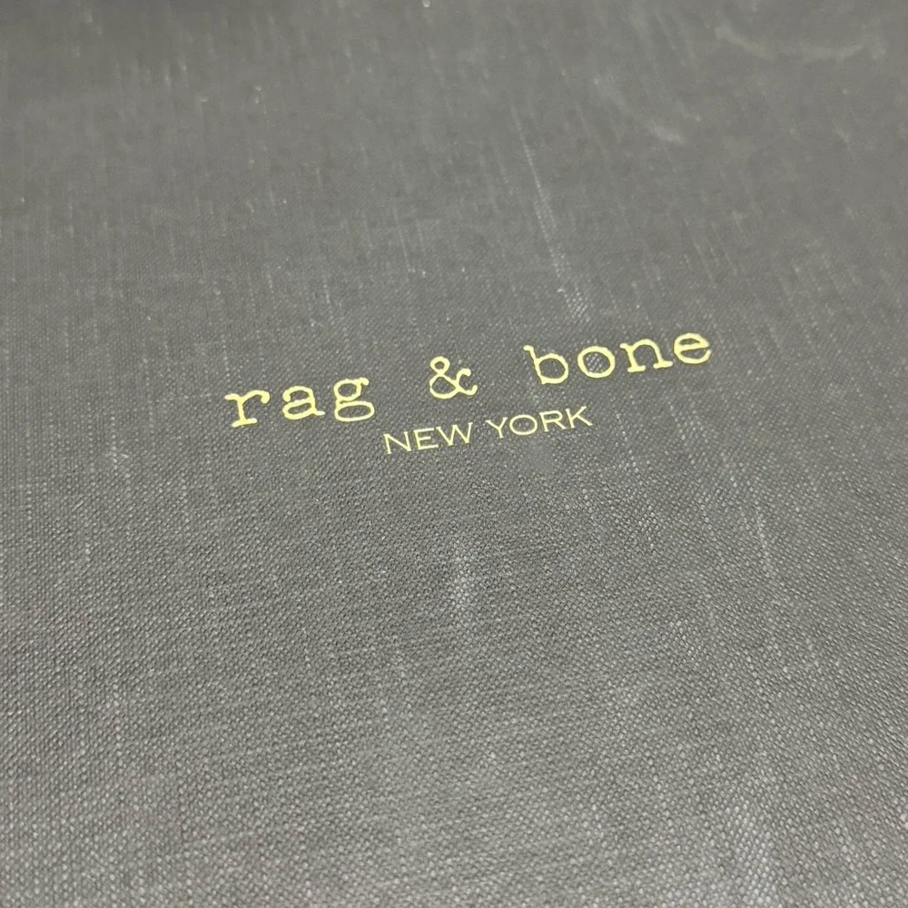 rag & bone Brown Tan Combat Boots with padded tongue laced up Classic Styling - Picture 6 of 6